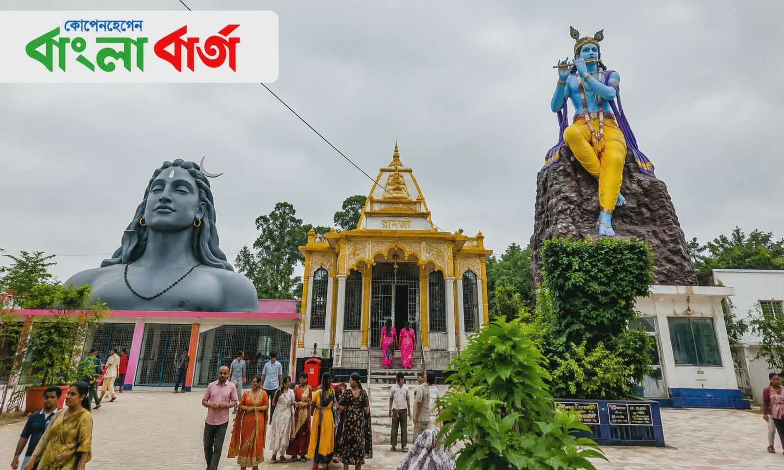 গাইবান্ধার পলাশবাড়ীতে বিশাল মূর্তি নির্মাণ ঘিরে বিতর্ক: অর্থায়ন ও উদ্দেশ্য নিয়ে  প্রশ্ন